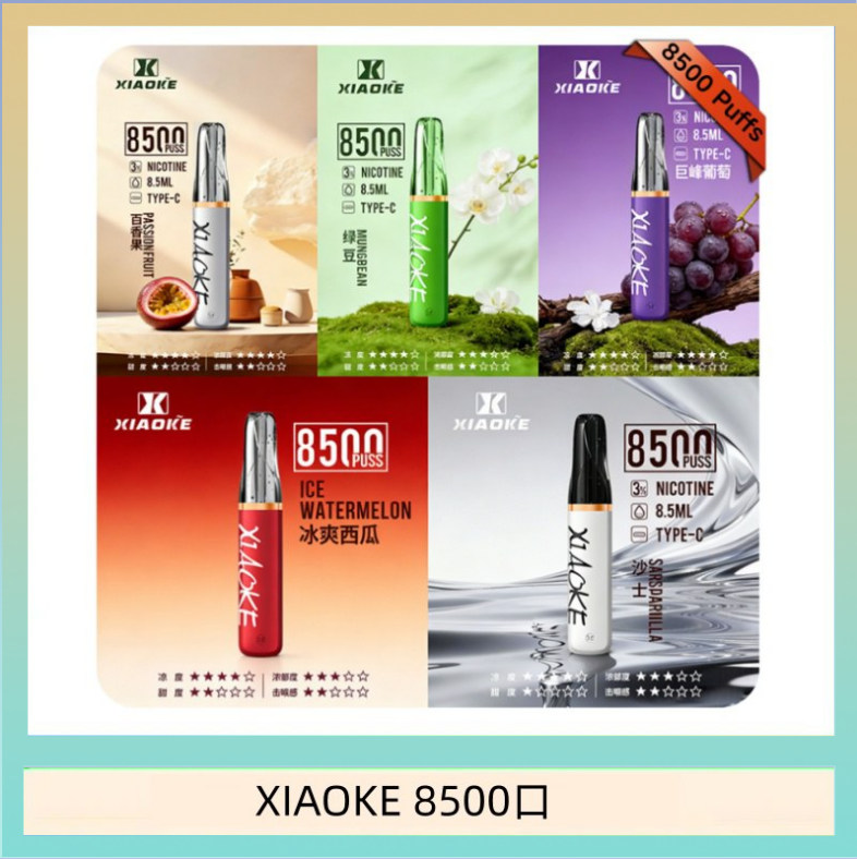 XIAOKE8500口 梟客XIAOKE一次性電子菸拋棄式8500口